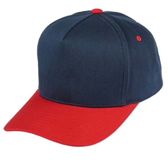 Two Tone Canvas Trucker Hat Baseball Cap - Picture 7 of 16